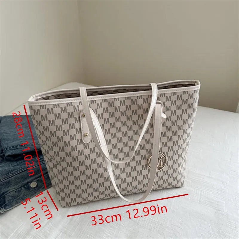 LYRA - 
Stylish Tote Bag, Vintage Handbag, Large Underarm Shoulder Bag for Women Suitable for Daily Use, Work, Outdoor, Travel, Shopping