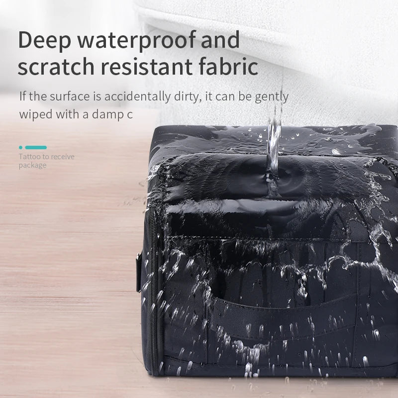 Train Case - for Women, Travel Bag Storage Box,4 Tier Professional Nail Organizer Case with Adjustable