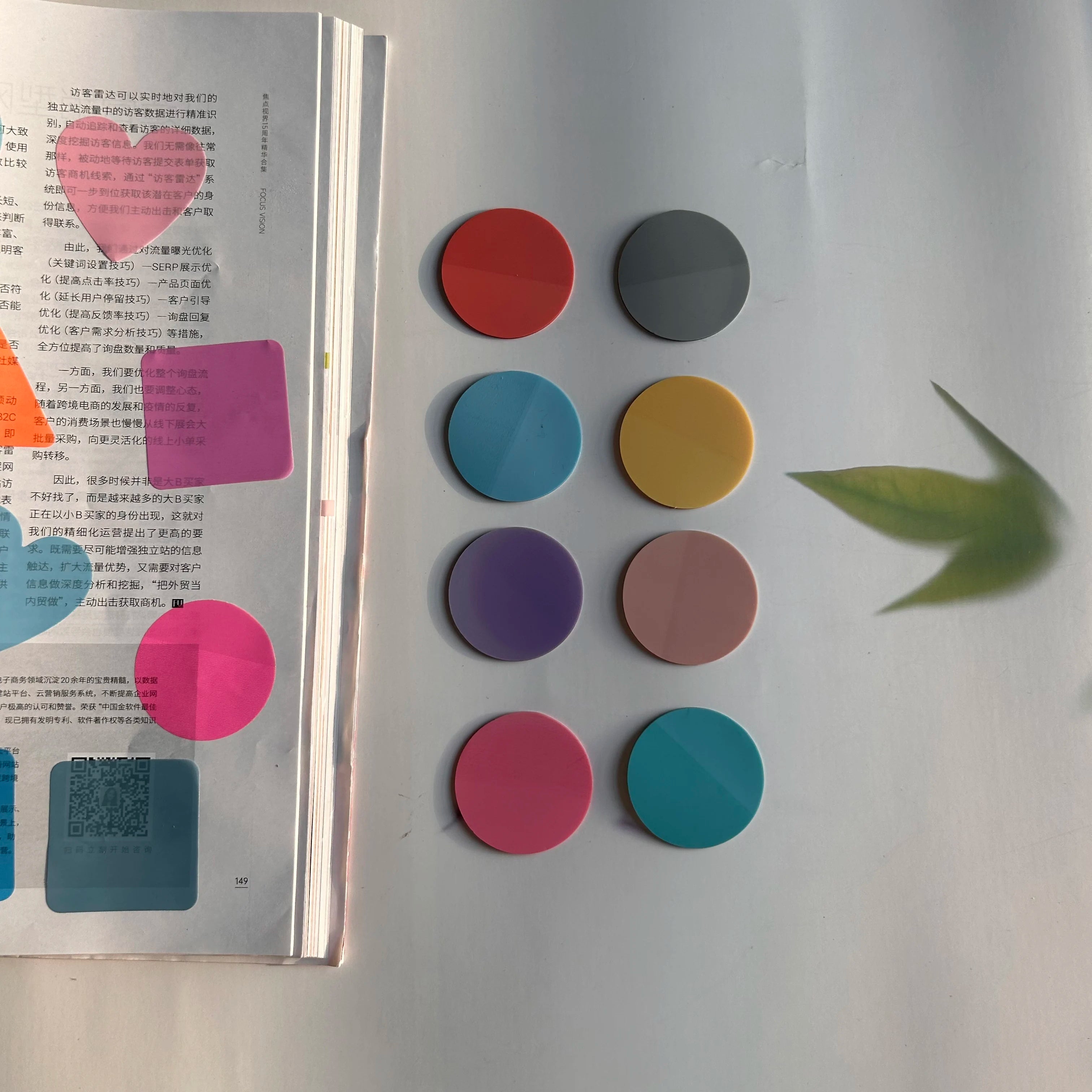 8 Colors 160 Sheets Transparent Sticky Note Memo Pad Scrapes Stickers Waterproof Clear Notepad School Stationery Office Supplie