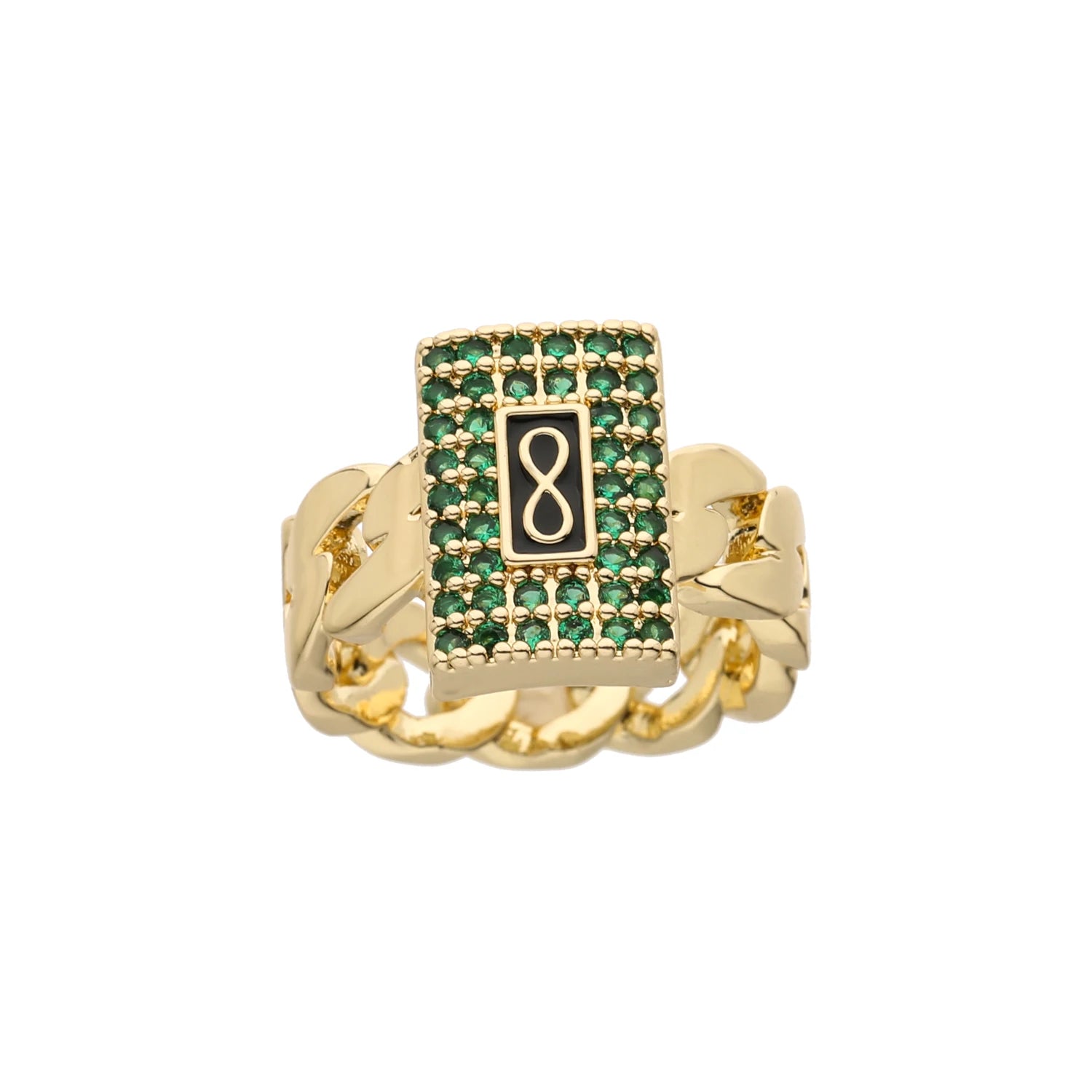 ZIRMON - 
New Monaco men's and women's rings, elegant zircon rings, brass material, party gifts, Monaco charm rings