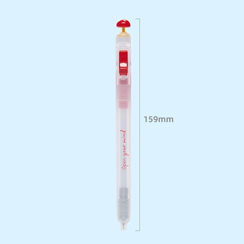 ♥Relax Switch Pen For Exam Prep Fidget Clicker Gel Pen 0.5mm Smooth Writing, Anti-Anxiety Study Tool For School Students Office