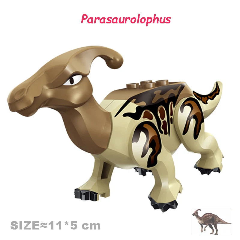 Jurassic World Dinosaurs Velociraptor Triceratops Indominus T-Rex Model Assemble Educational Building Blocks Toys For Kids Gifts