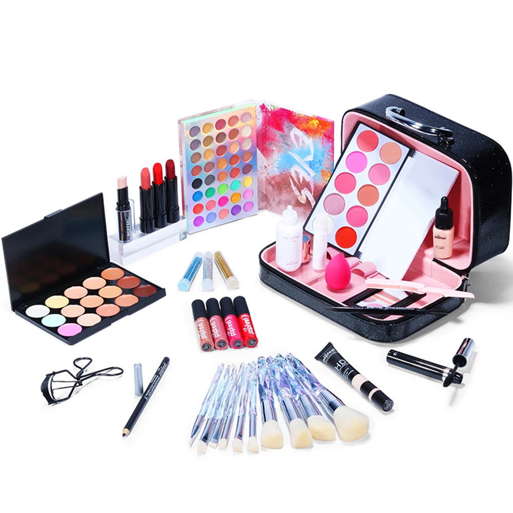 KissKit - 
POPFEEL Makeup Kit, Full Makeup Kit, Makeup Kit for Girls Women, Valentine Gift, Birthday Gift