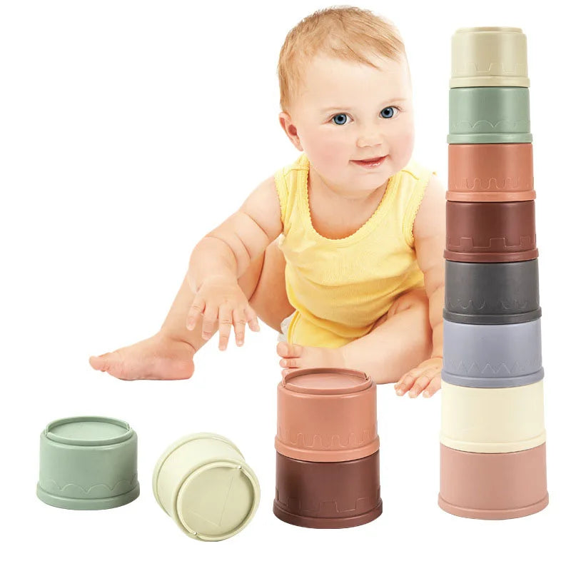 Montessori Rolling Ball Development Game Baby Ball Toy Educational Toys Montessori Activity Stacking Toys For Babies 1 2 3 Years