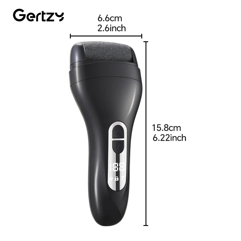 PediGlow - USB rechargeable electric foot remover, suitable for portable foot therapy tools with dead skin and hard cracks