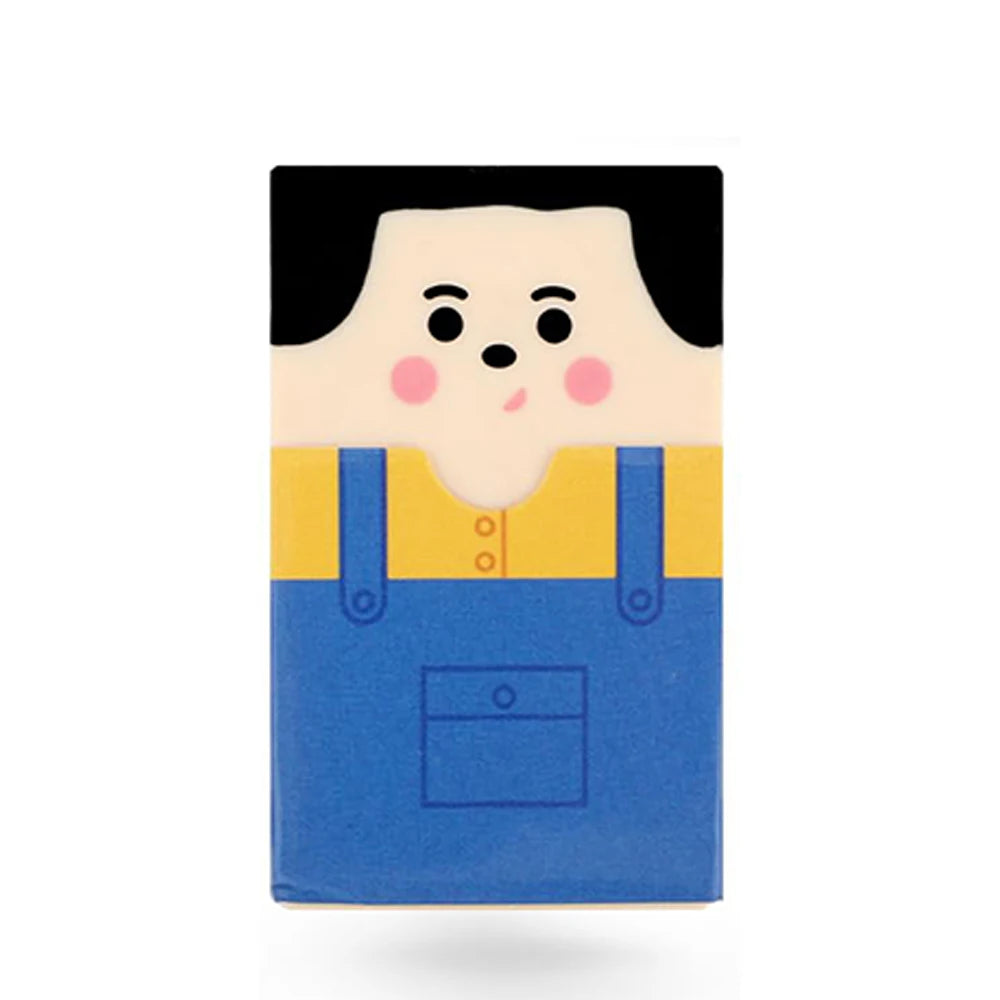 Monking 1/4Pcs Fun Balding Uncle Erasers Pencil Erasers for Kids Students Office School Supplies Art Stationary