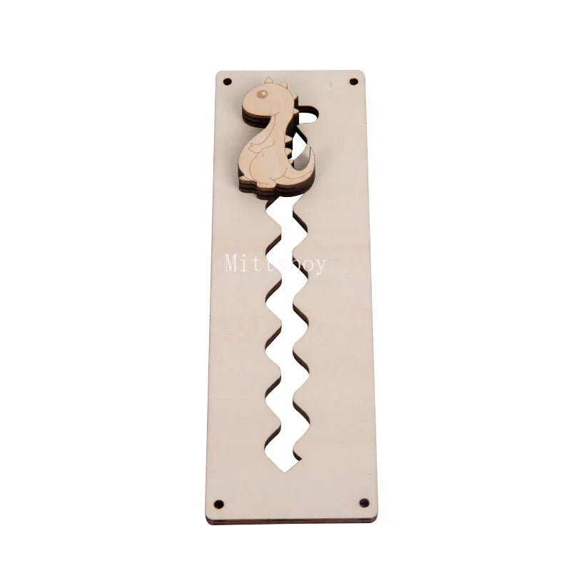 2024 DIY Montessori Busy Board  Accessories Wooden Graffiti Digit Early Ball Sequin Helicopter Educational Toy For Children Gift