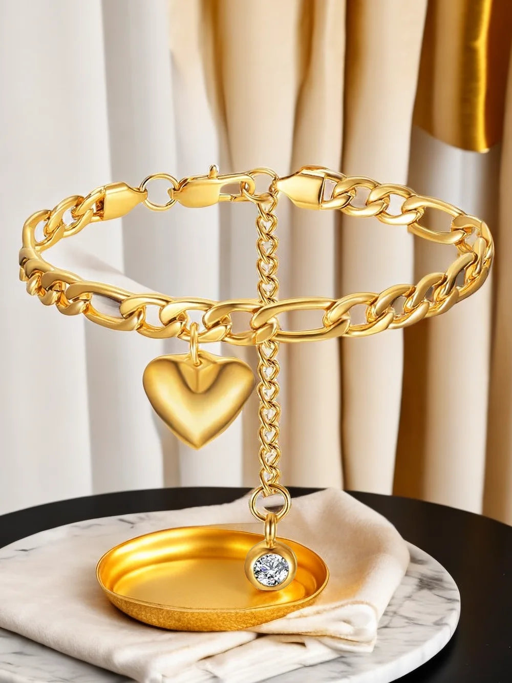 TIDORA - 
Anklet For Women Gold Color Stainless Steel Cuban Link Ankle Bracelets Summer 2022 Fashion Leg Chain Beach Foot Jewelry Ancklets