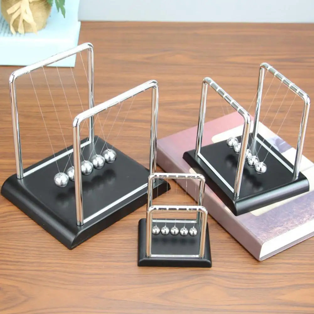 Newton's Cradle Balance Ball Steel Pendulum Motion Toy for Physics Science Education Stress Relief Desk Christmas Home Decor