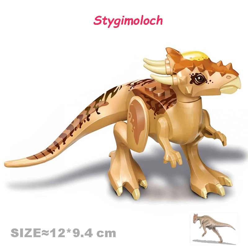 Jurassic World Dinosaurs Velociraptor Triceratops Indominus T-Rex Model Assemble Educational Building Blocks Toys For Kids Gifts