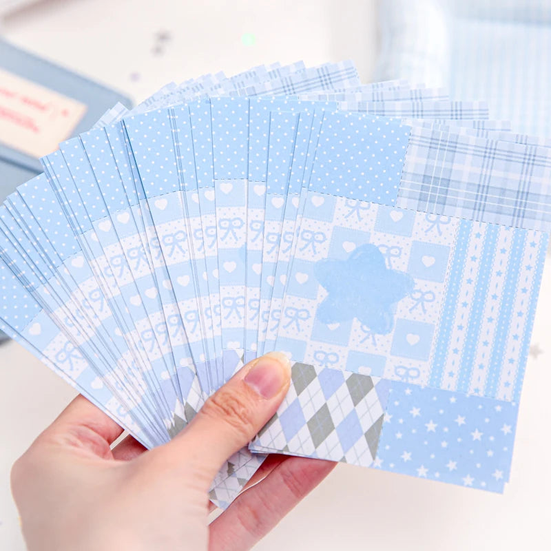 TIANZI 50/100Pcs Cute Cartoon Square Memo Pads High-Quality Writing Paper for To-Do Lists Journals Notes DIY Office Stationery