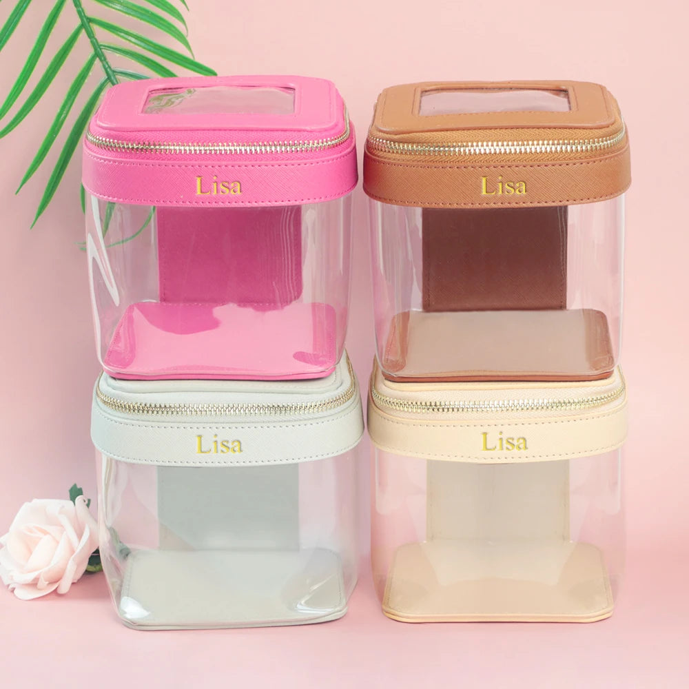 Toiletry - bag, transparent and visual design, large capacity, portable for travel