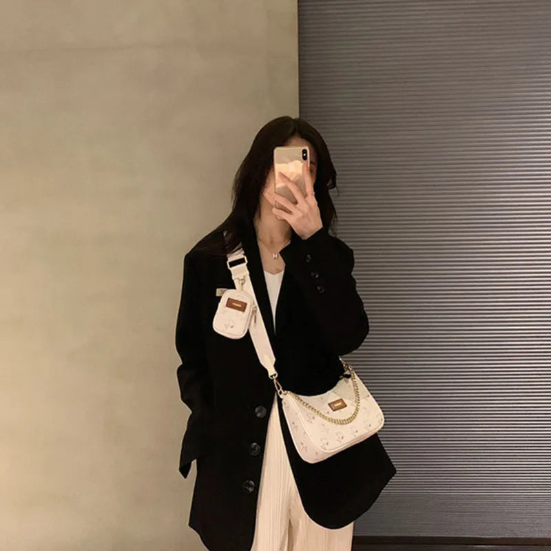 VYNE - 
Women's High end 3-in-1 Shoulder Bag with Adjustable Wide Shoulder Strap Underarm Bag New Crossbody Bag