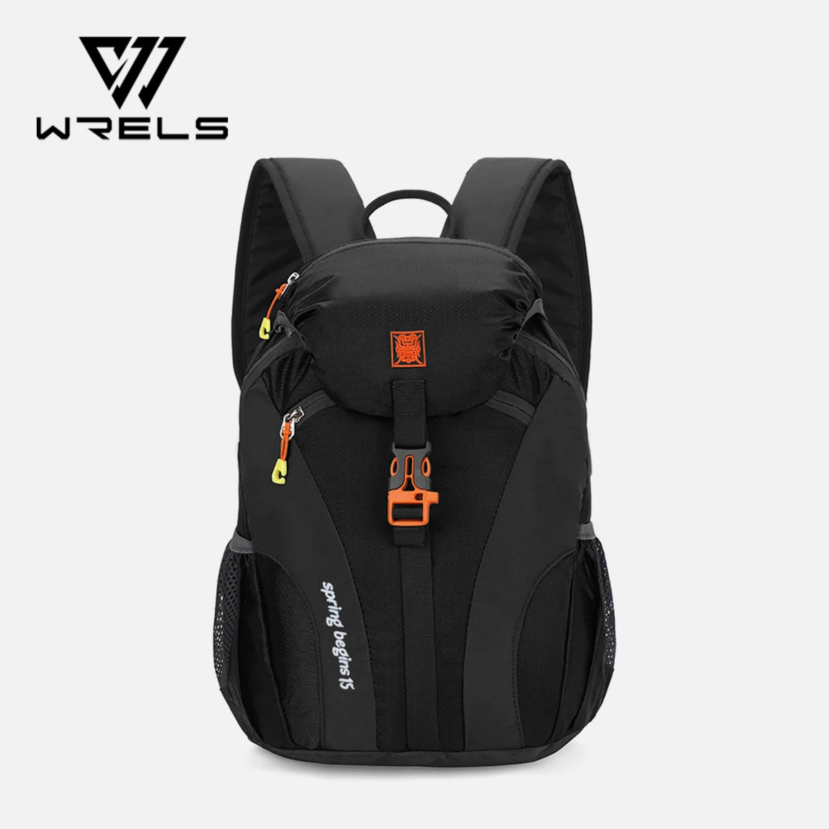 WRELS - Outdoor Mountaineering Backpack Large Capacity Sports Backpack Waterproof Folding Schoolbag Ultra-light Cycling Traveling