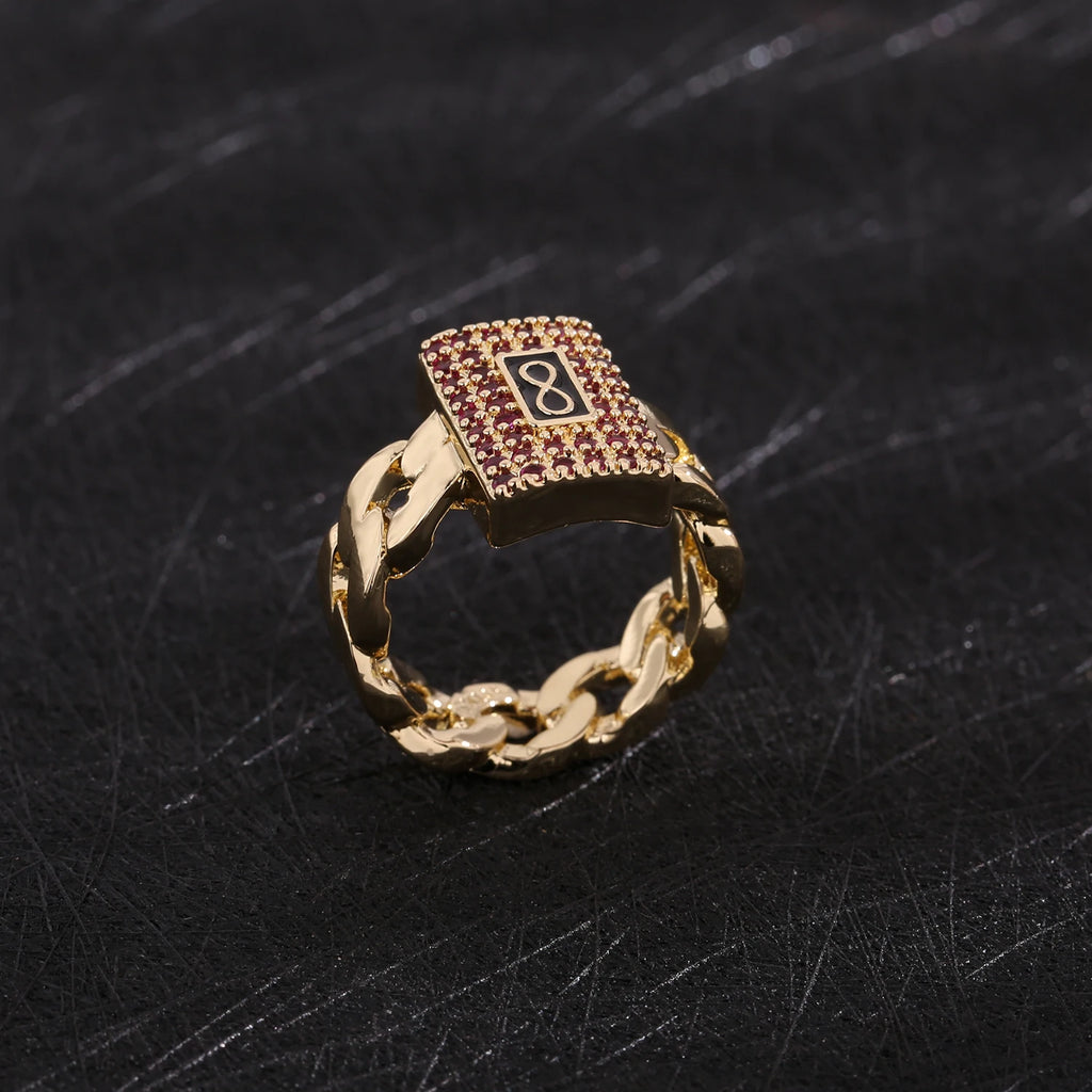 ZIRMON - 
New Monaco men's and women's rings, elegant zircon rings, brass material, party gifts, Monaco charm rings