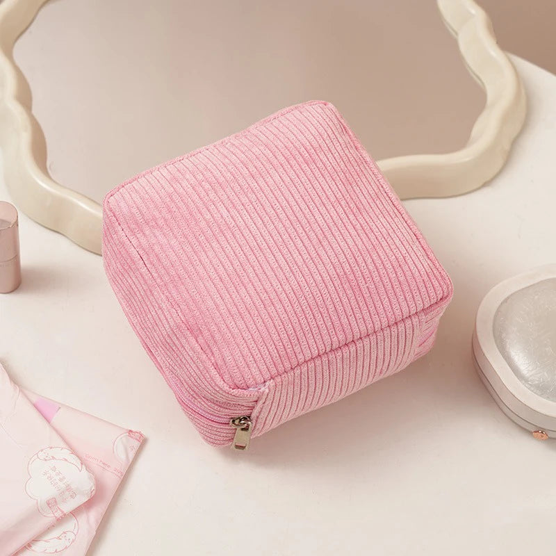 Toiletry - Bag Sanitary Pad Pouch Pad Pouch Cute Cosmetic Storage Pouch Women Small Makeup Bag Cable Case