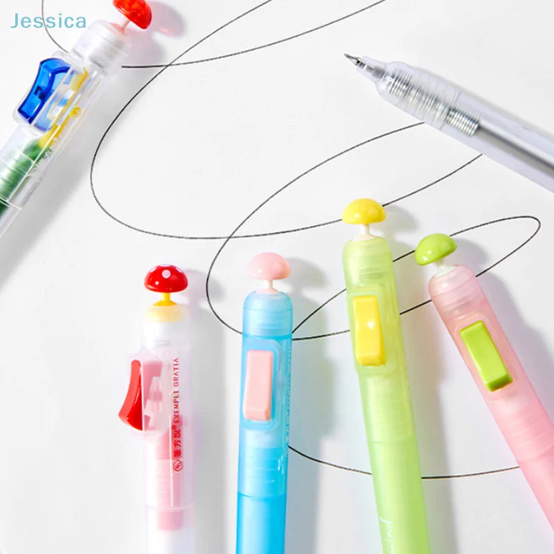 ♥Relax Switch Pen For Exam Prep Fidget Clicker Gel Pen 0.5mm Smooth Writing, Anti-Anxiety Study Tool For School Students Office