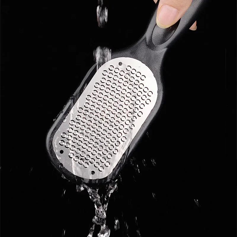 Heelora - Hot Colossal Foot Scrubber File Rasp Spa Dead Skin Callus Remover Stainless Steel Grater Care Pedicure Tool Restore Feet Product