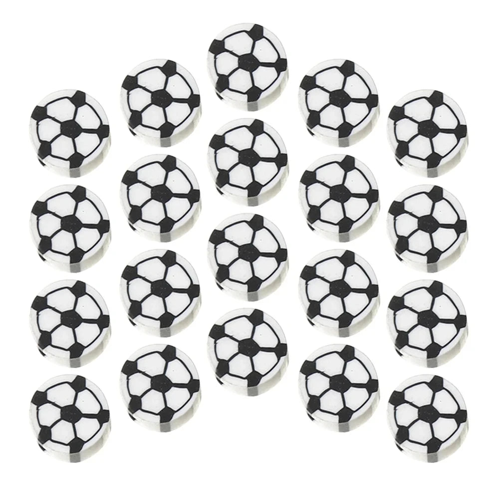 Soccer Erasers, Mini Football Shaped Erasers for Kids - Cute Sports Themed Stationery, Ideal for School Supplies, Party Favors &