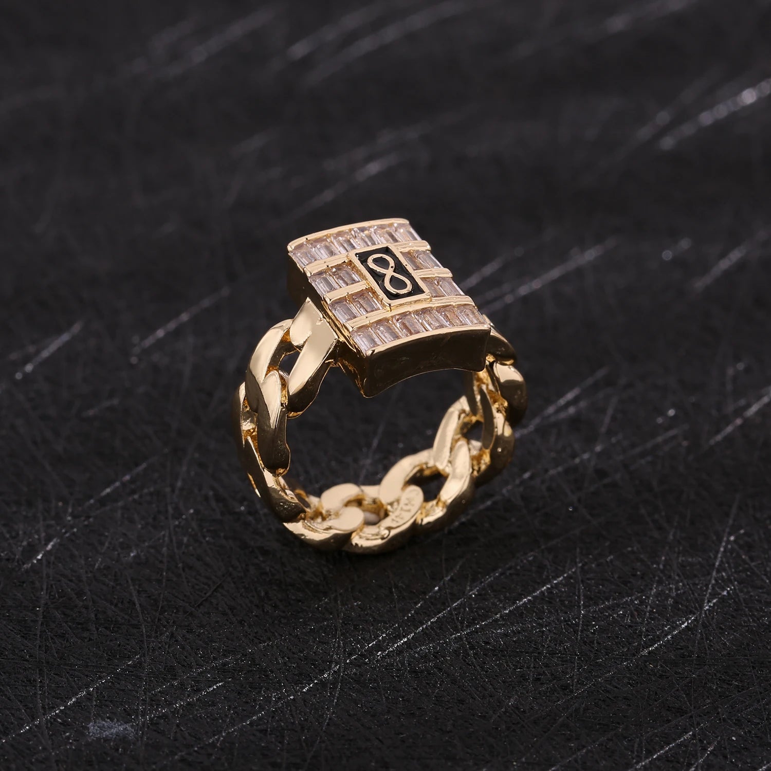 ZIRMON - 
New Monaco men's and women's rings, elegant zircon rings, brass material, party gifts, Monaco charm rings