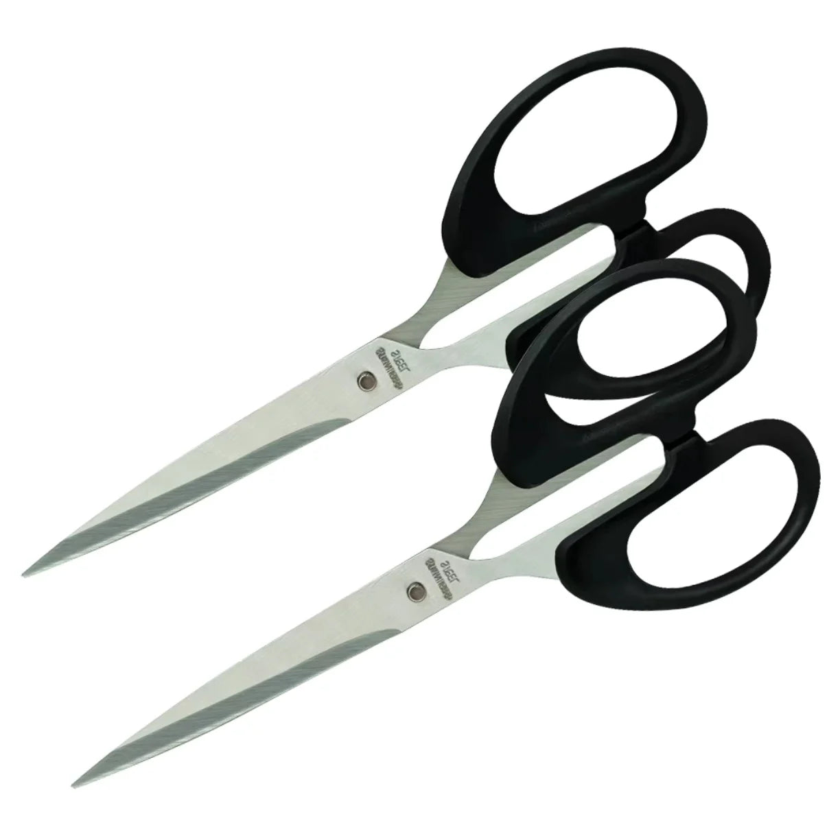 Office supplies scissors, household carded scissors, black stationery scissors, stainless steel small office scissors