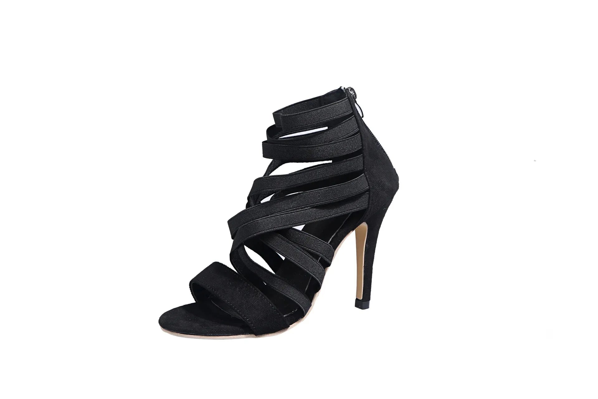 Versatile Sexy - High Heel Iridescent Sneakers Women's Cross-Border Fast Sale Product Polyester Material Fine Heel Design