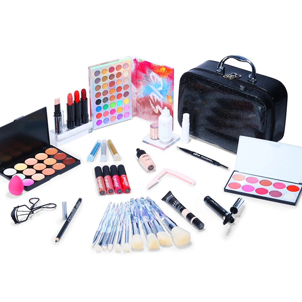 KissKit - 
POPFEEL Makeup Kit, Full Makeup Kit, Makeup Kit for Girls Women, Valentine Gift, Birthday Gift