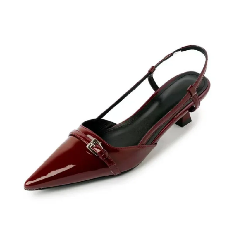 MAVINA - 
2025 Women Shoes Pumps Sandals Spring Fashion Pointed Toe Slingbacks Female Footwear Summer Ladies Shallow Shoes High Heels