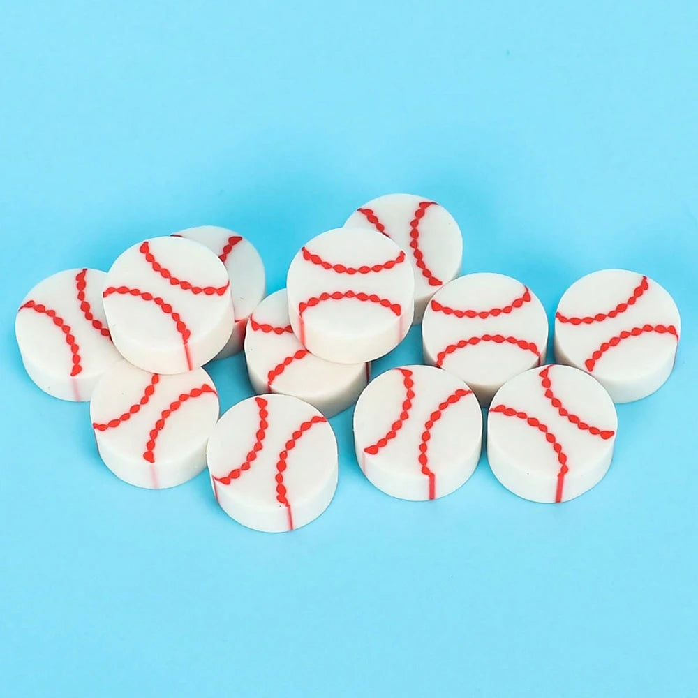 Soccer Erasers, Mini Football Shaped Erasers for Kids - Cute Sports Themed Stationery, Ideal for School Supplies, Party Favors &