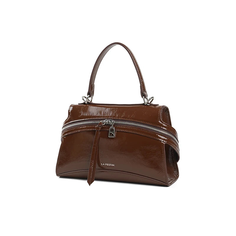 Verda - 
LA FESTIN Original Brand Women's bag 2025 New Green Shoulder Crossbody Bag Suede Handbag Luxury Designer Bag Leather Bag