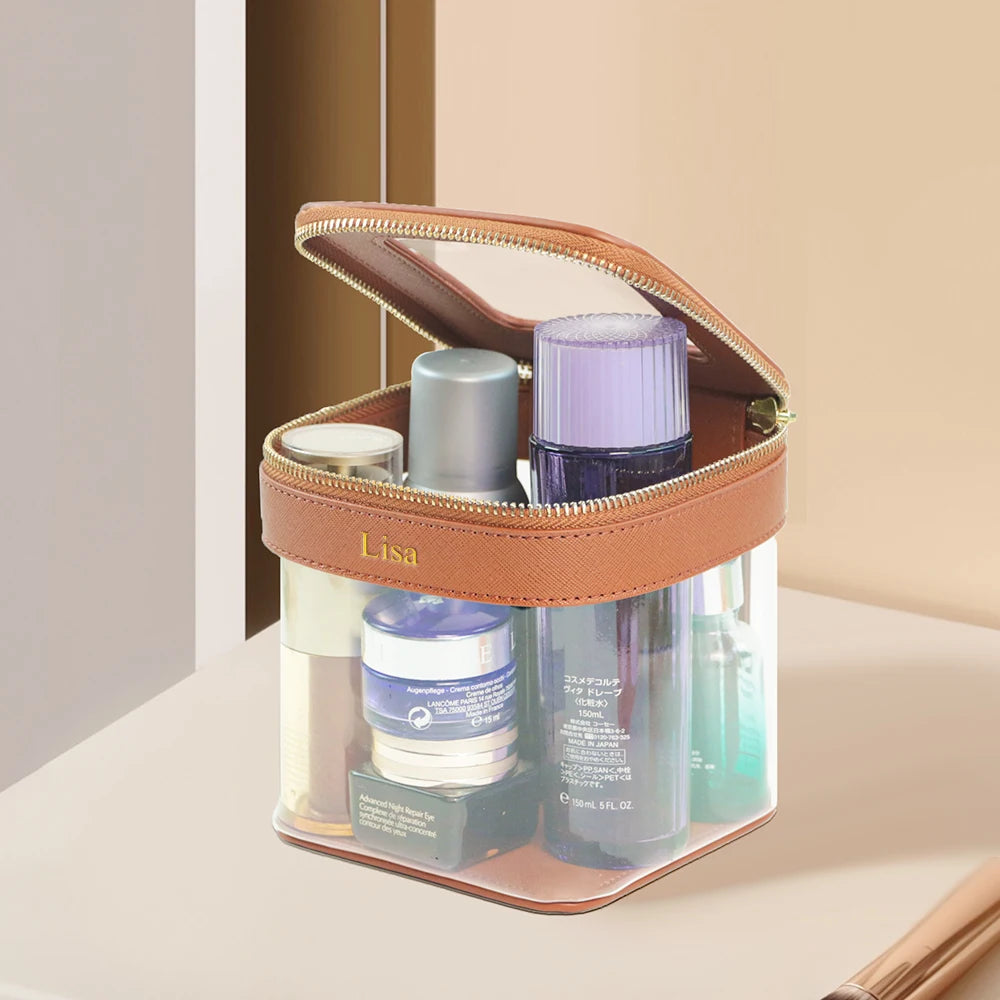 Toiletry - bag, transparent and visual design, large capacity, portable for travel