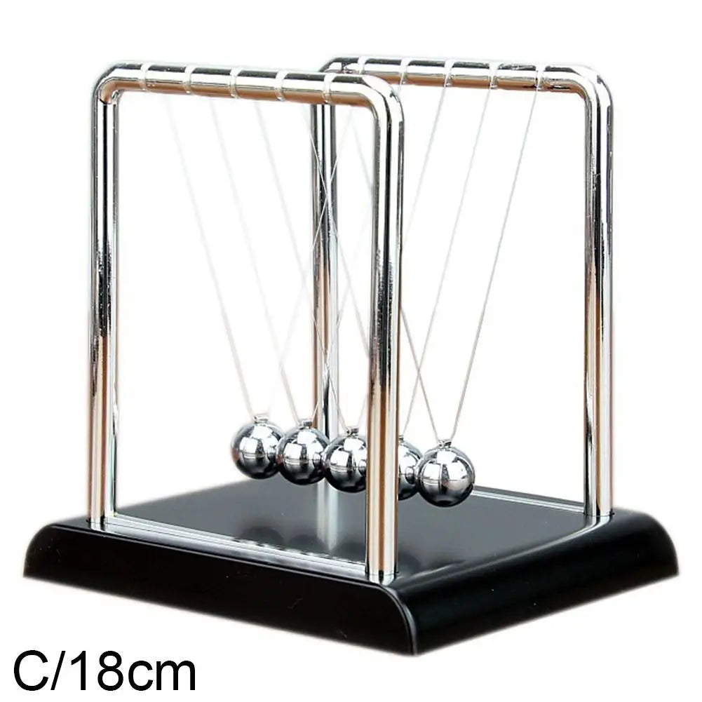 Newton's Cradle Balance Ball Steel Pendulum Motion Toy for Physics Science Education Stress Relief Desk Christmas Home Decor