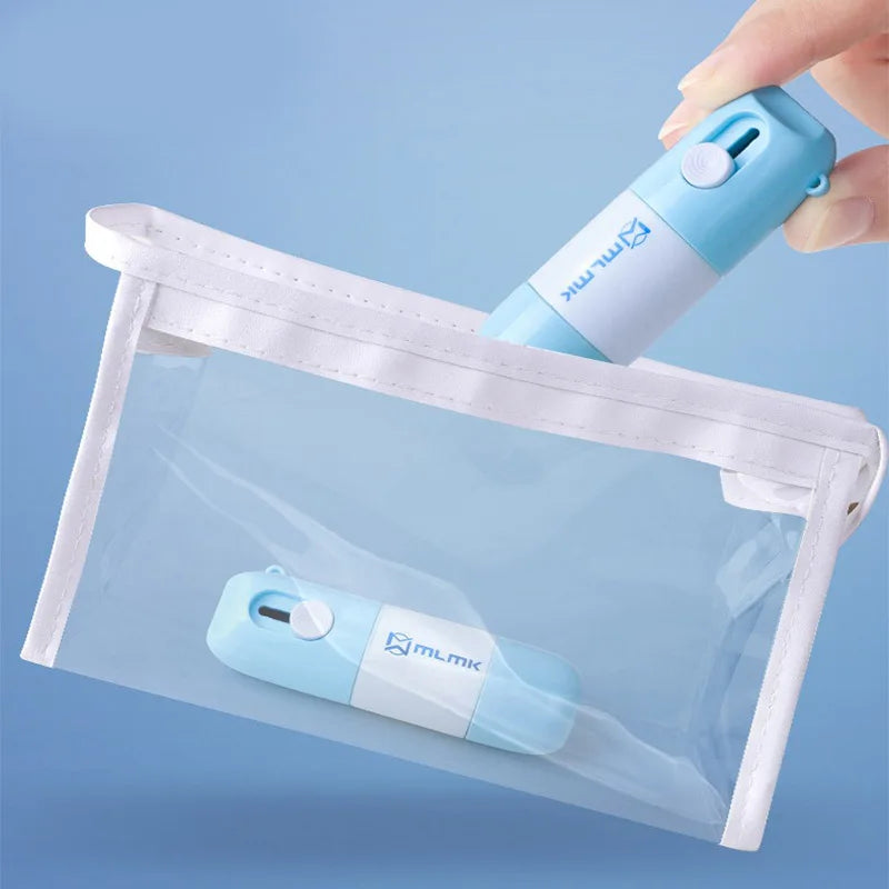 2 in 1 Eraser Labels Packages Courier Opener Mini Letter Envelope Openers Cute Brief Opener Box Cutter KXD01