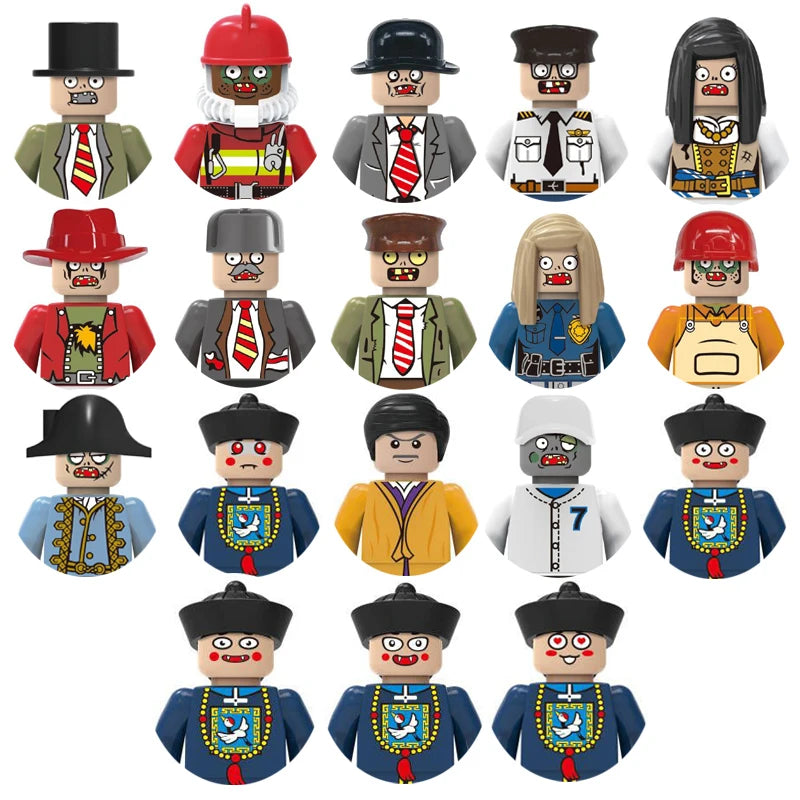 Building block toys, mini figures, character action figures, city people, building block accessory sets, children's gifts