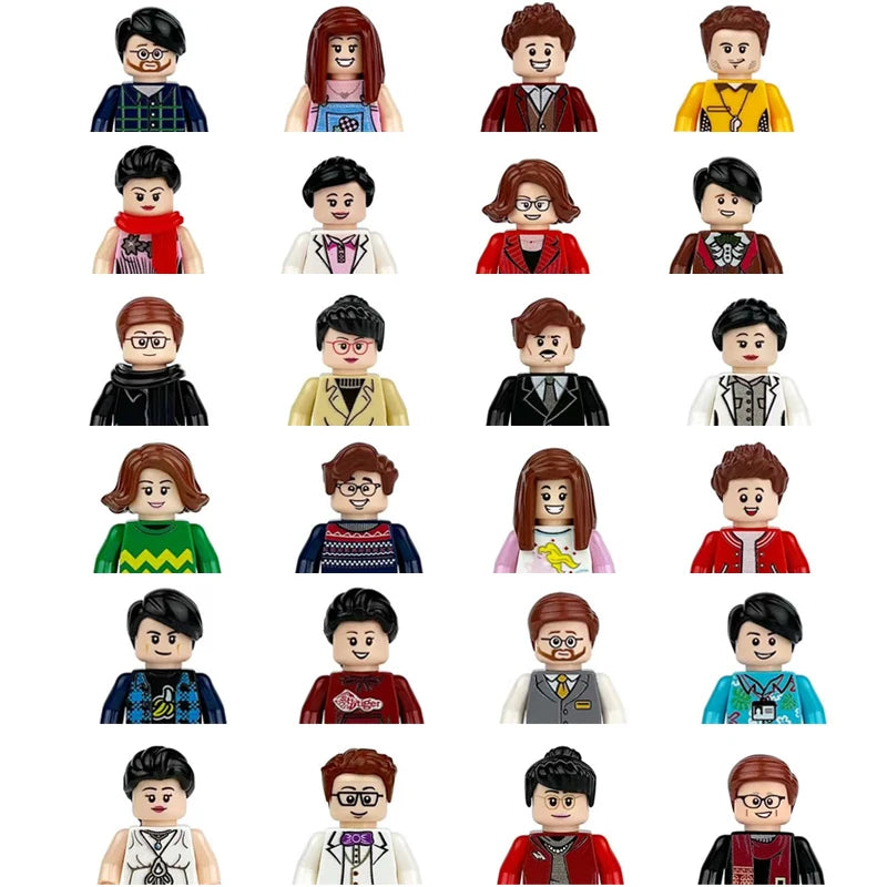 Building block toys, mini figures, character action figures, city people, building block accessory sets, children's gifts