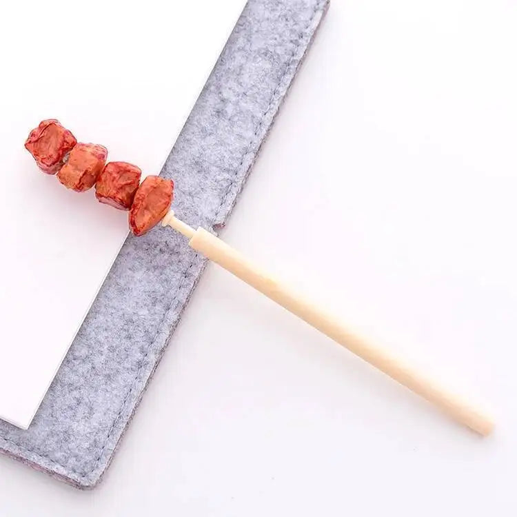 1 Piece Lytwtw's Cute Grilled Kebab Stationery Creative Ballpoint Pen Office School Supply Novelty Funny Lovely