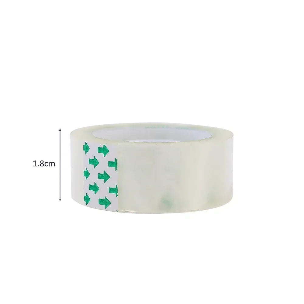 10/5/1 Rolls Premium Transparent Tape 0.8cm 1.2cm 1.8cm Multifuntion High-viscosity Adhesive Tape for Gift Wrapping Packing