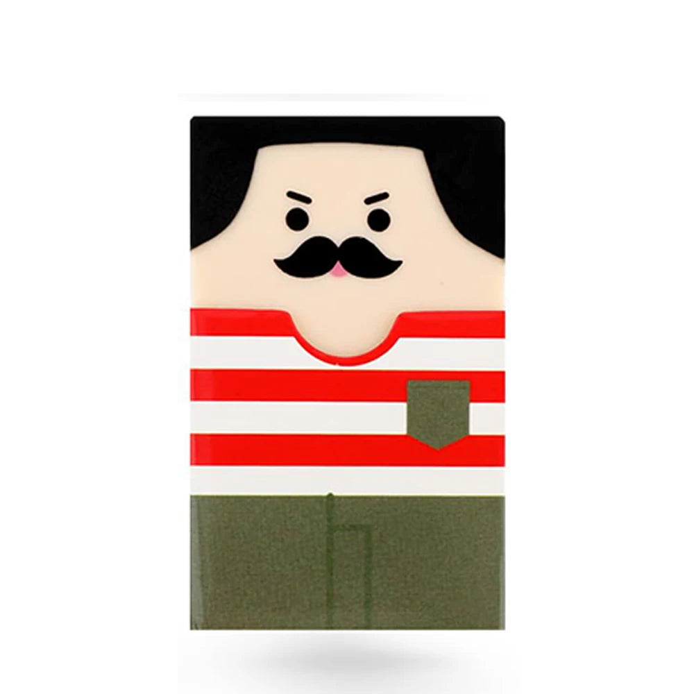 Monking 1/4Pcs Fun Balding Uncle Erasers Pencil Erasers for Kids Students Office School Supplies Art Stationary