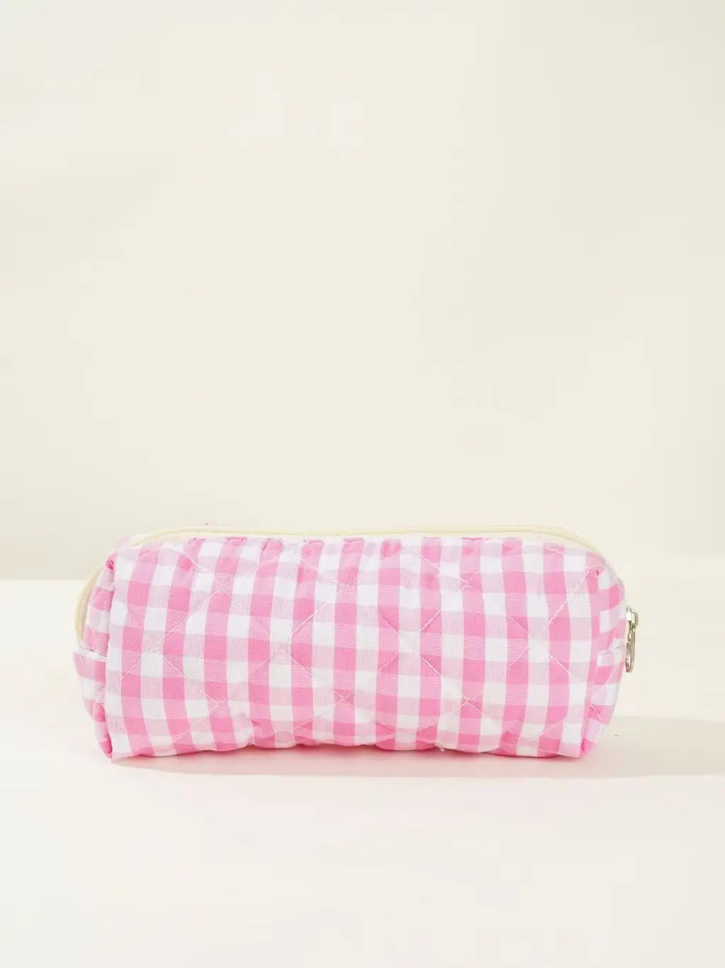 Storage - Organizer Floral Puffy Quilted Makeup Bag Flower Printed Cosmetic Pouch Large Travel Cosmetic Bag Make up Aesthetic