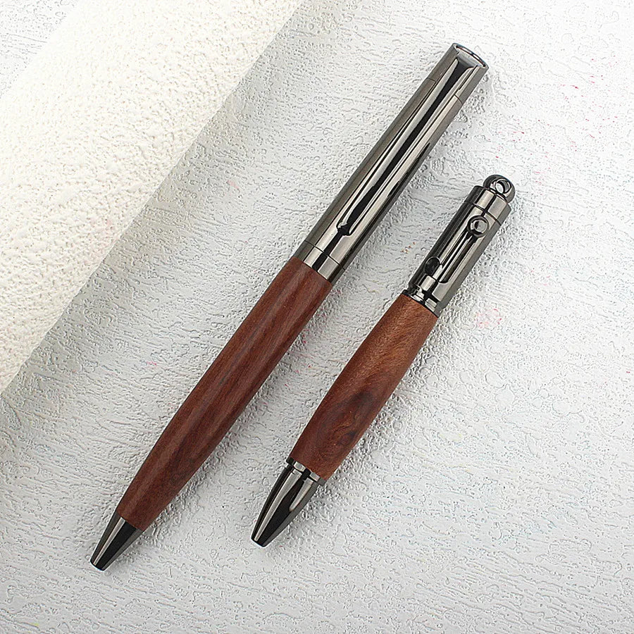 Luxury Heavy Feel Metal Ballpoint Pens School Business Office Signature Roller Pen Writing Student Stationery Supplies
