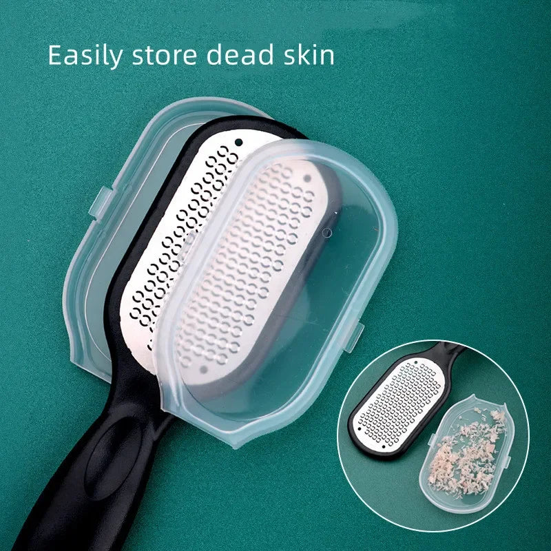Heelora - Hot Colossal Foot Scrubber File Rasp Spa Dead Skin Callus Remover Stainless Steel Grater Care Pedicure Tool Restore Feet Product