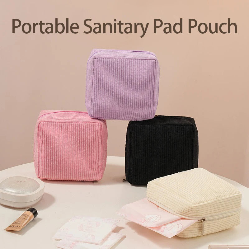Toiletry - Bag Sanitary Pad Pouch Pad Pouch Cute Cosmetic Storage Pouch Women Small Makeup Bag Cable Case