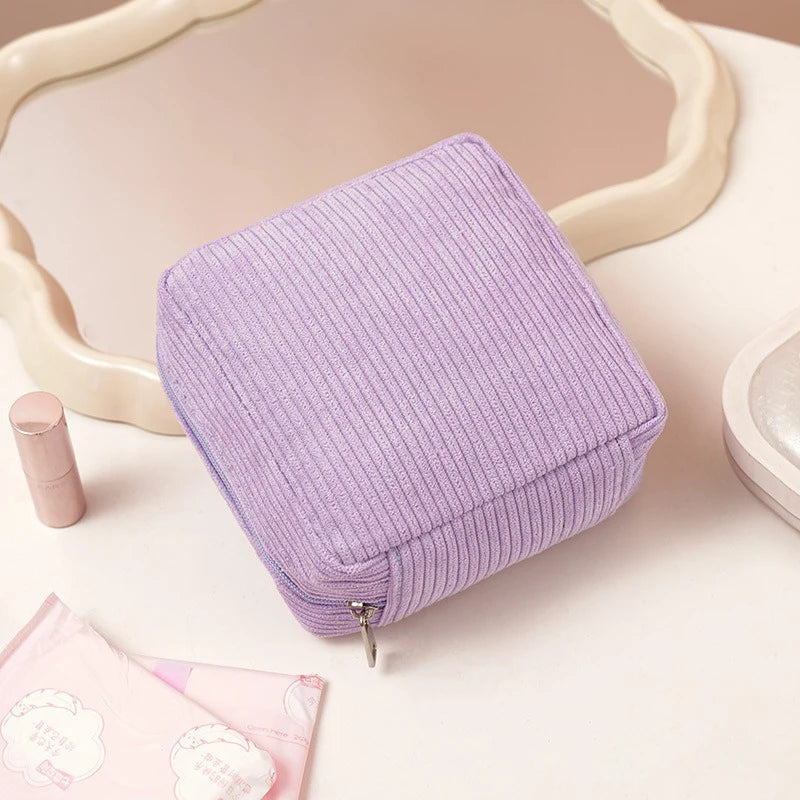 Toiletry - Bag Sanitary Pad Pouch Pad Pouch Cute Cosmetic Storage Pouch Women Small Makeup Bag Cable Case