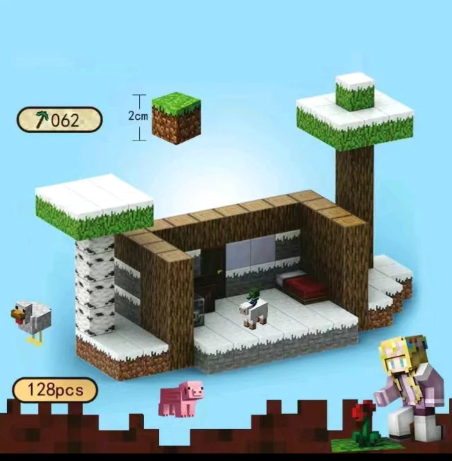 32-200PCS Magnetic Blocks-Build Mine Magnet World Set for Boys & Girls Age 3+, Sensory Toys for Toddlers Gifts Construction Toys