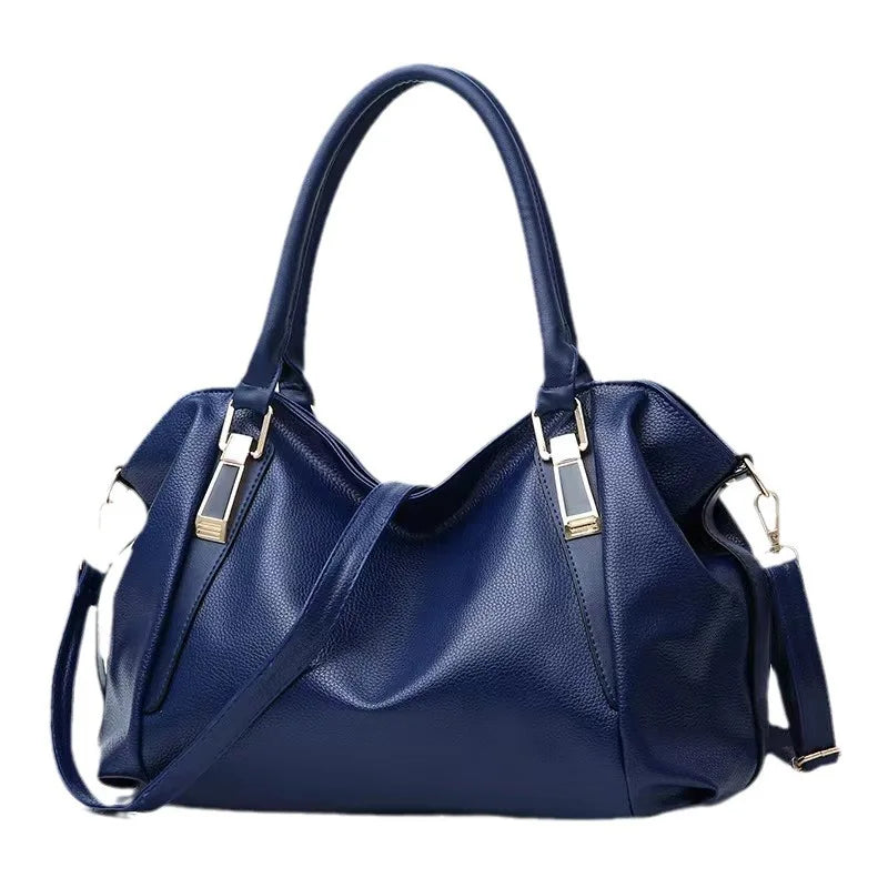 MODI - 
Casual Fashion Women Shoulder Bag Solid Color Soft Large Capacity Bag Crossbody Handbag