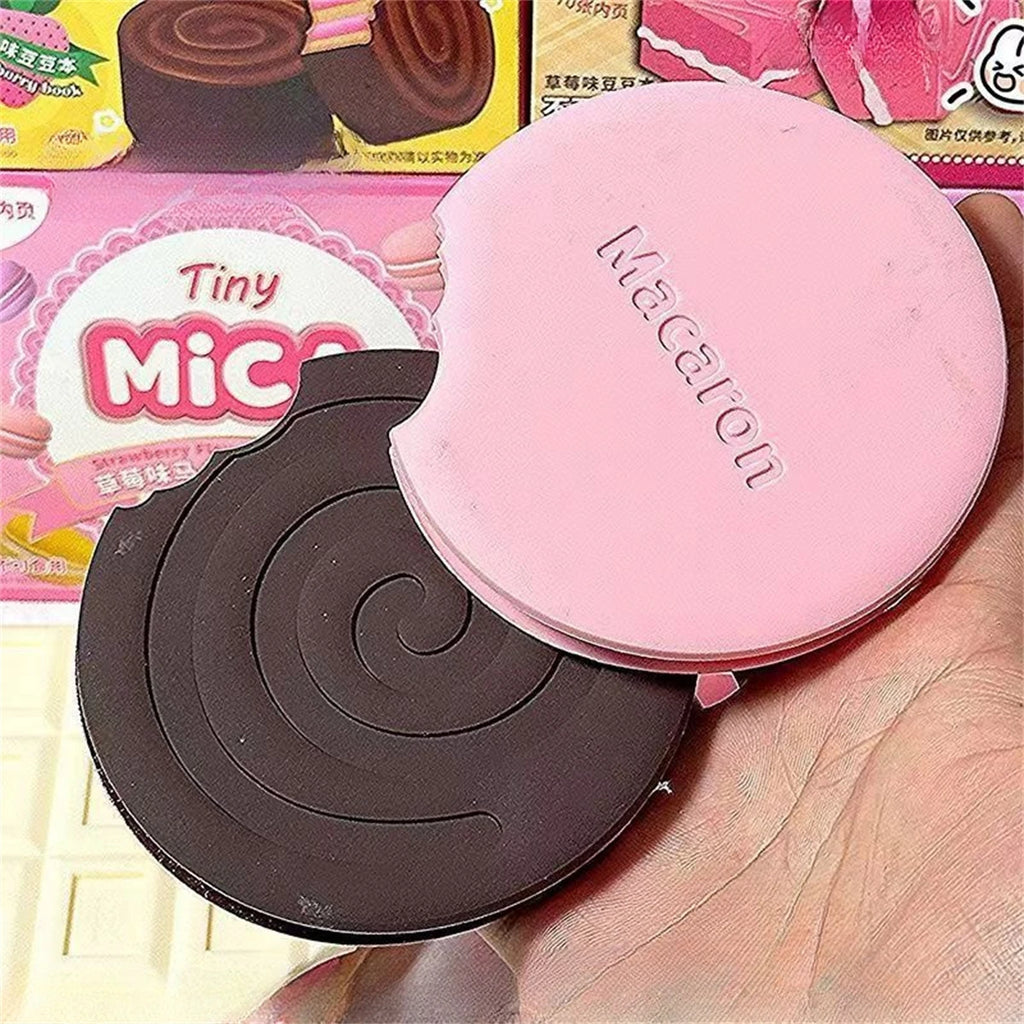 80 Pages/Set Scented Chocolate, Cream & Strawberry Flavored Creative Pocket Notepads, Chocolate&Cookie Shaped, Tear-off Memo Pad