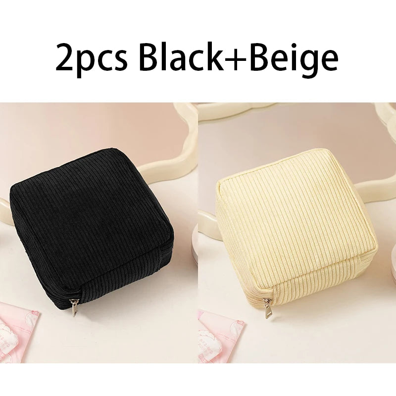 Toiletry - Bag Sanitary Pad Pouch Pad Pouch Cute Cosmetic Storage Pouch Women Small Makeup Bag Cable Case