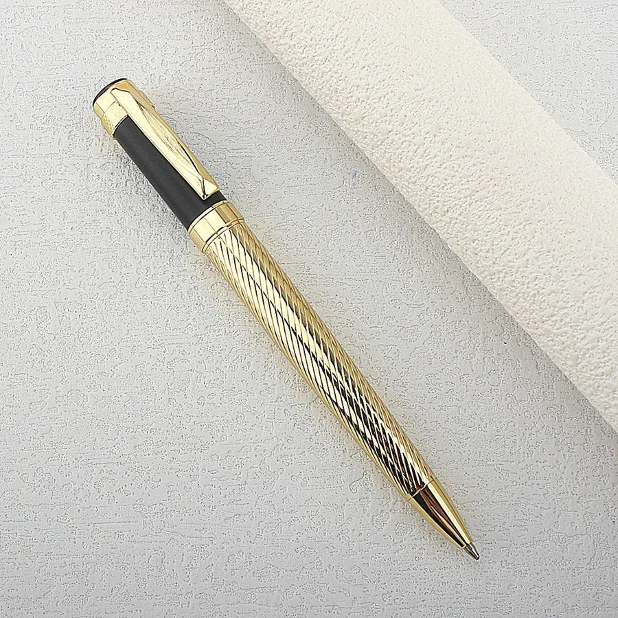 Classic Luxury Ink Ballpoint Pen, Ink Medium Point 0.7mm Smooth Writing Metal Ball Point Pen Signature Pen