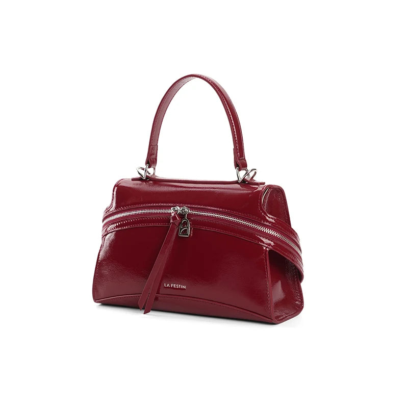 Verda - 
LA FESTIN Original Brand Women's bag 2025 New Green Shoulder Crossbody Bag Suede Handbag Luxury Designer Bag Leather Bag