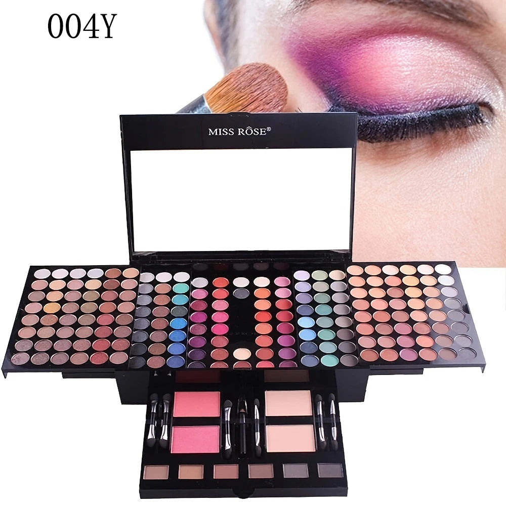 Artiora - 
180 Color Piano Case Eye Shadow Powder Blusher Set Makeup Plate Multi-Function Makeup Box Gift Durable And Portable